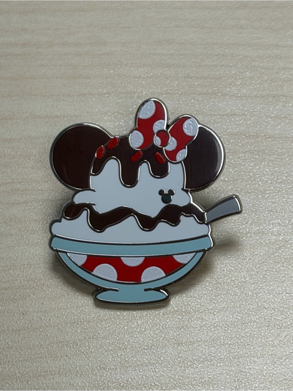 2026 Disney Hidden Mickey Minnie Mouse Character Ice Cream Sundaes Wave B Pin